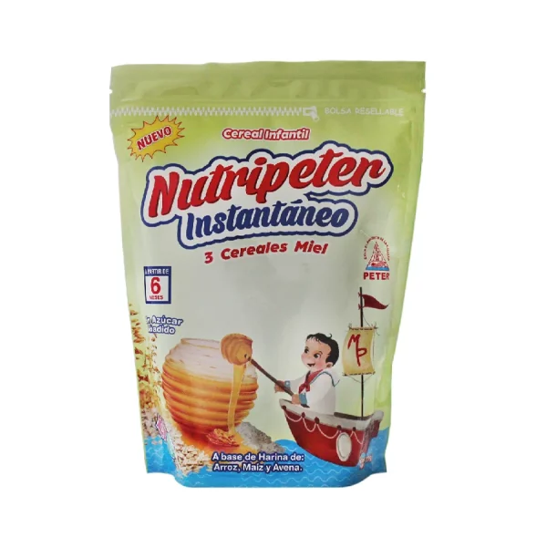 Cereal Infantil NutriPeter 3 Cereales Miel 800 gramos