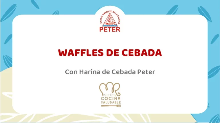 Waffles de Harina de Cebada Peter